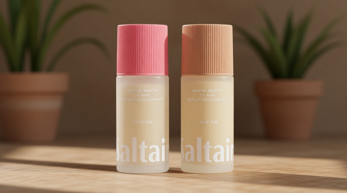 Saltair Serum Deodorant Signature Scents 2 Pack. 5% AHA Formula. Lactic Acid and Mandelic Acid Deodorant. Aluminum Free Odor Control for Women and Men. Travel Essentials, 2x 1.7oz Roll On