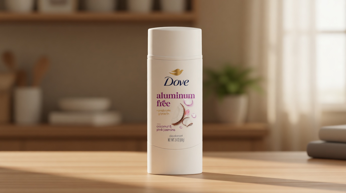 Dove Deodorant Stick for 72 Hour Odor Protection Coconut & Pink Jasmine Aluminum Free 2.4 oz