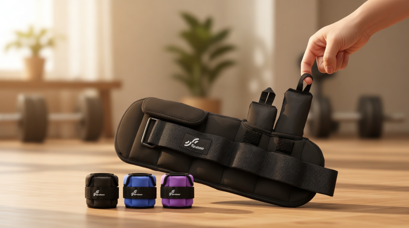 Sportneer Upgrade Adjustable Ankle and Wrist Weights for Women and Men 1-7 lbs / 1-10 lbs Set | Comfortable, Secure Fit for Walking, Running, Fitness, Physical Therapy, Home Gym