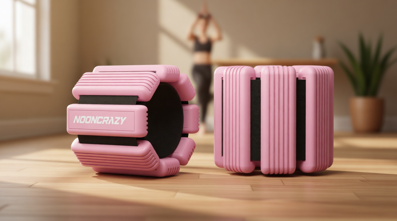 Pilates Wrist Ankle Weights for Women, Wearable Strong Arm & Leg Weights Set of 2(1 lb/2.2 lbs Each), Adjustable Ankle Weights for Walking, Yoga, Dance, Barre, Gym