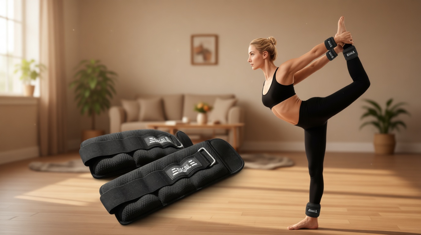 BAGAIL Ankle Wrist Weights for Women & Men, One Pair of 1/2/4/6/8/10 LBS Wearable Leg Arm Weights with Sleek Design & Secure Fit for Walking, Running, Pilates, Home Fitness & Physical Therapy Recycled Claim Standard Blended