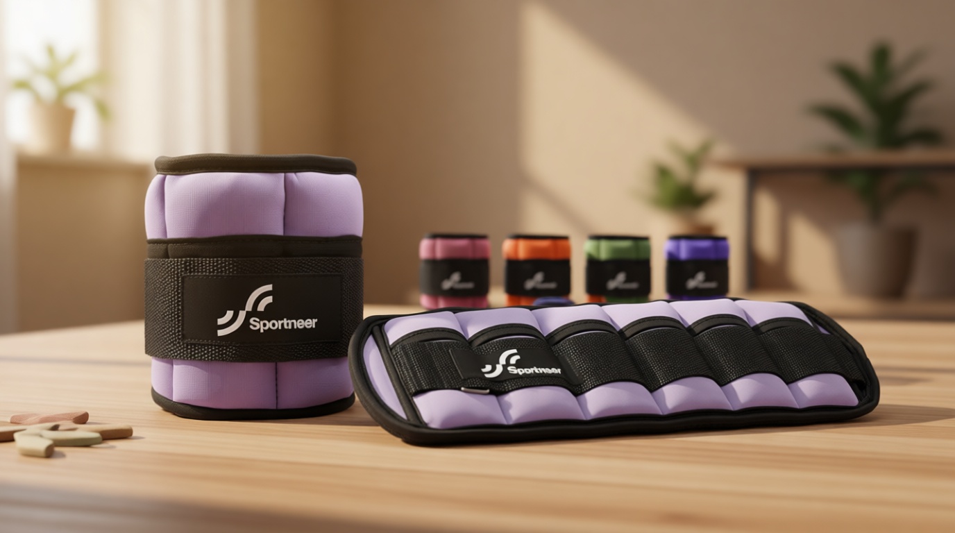 Sportneer Adjustable Ankle Weights Set - 1 Pair (2-10 lbs) Removable Sandbags for Women & Men, Comfortable Neoprene Leg Weights for Walking, Running, Pilates, Yoga, Home Workout & Physical Therapy