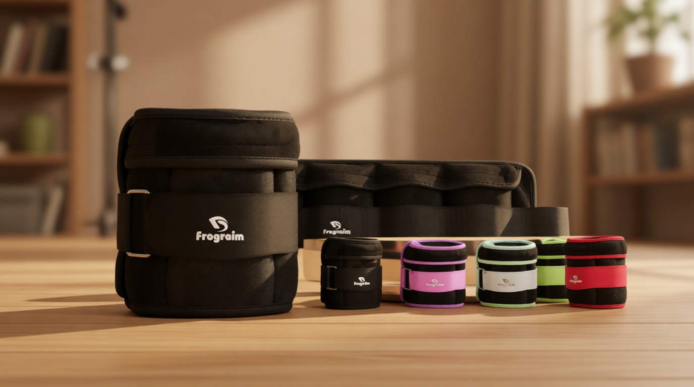 Fragraim Adjustable Ankle Weights 1-3/4/5/6/8/10/12/15/20 LBS Pair with Removable Weight for Jogging, Gymnastics, Aerobics, Physical Therapy