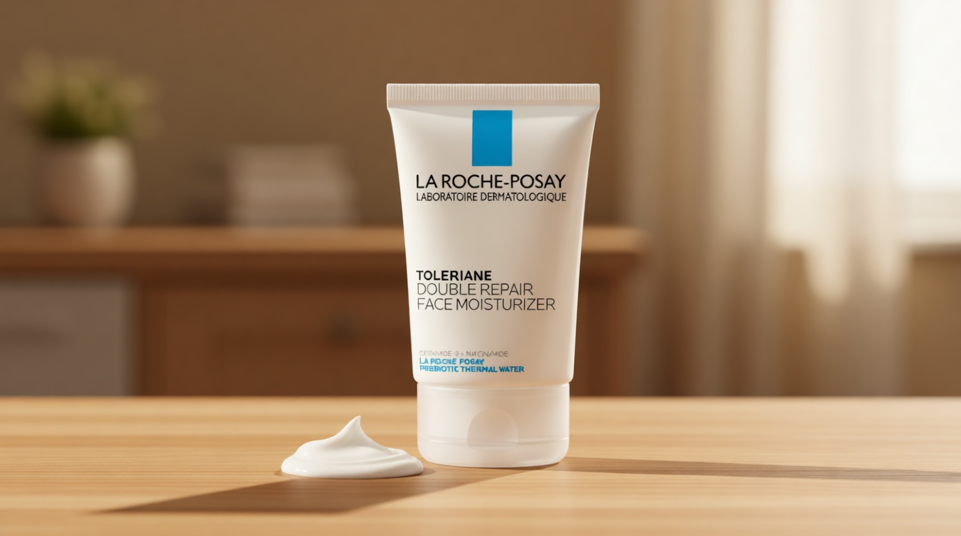 La Roche-Posay Toleriane Double Repair Face Moisturizer, Daily Moisturizer Face Cream with Ceramide & Niacinamide for All Skin Types, Immediate Comfort & Long Lasting Hydration, Fragrance Free Cradle to Cradle Certified