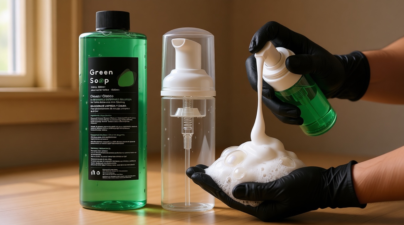 Rayyl Tattoo Green Soap 16.9OZ 100% Ultra Concentrated & 7OZ Foam Bottle Kit – Green Tattoo Soap Vegan Formula, Professional Skin Cleanser for Tattoos & Piercings, Travel-Ready Value Pack...