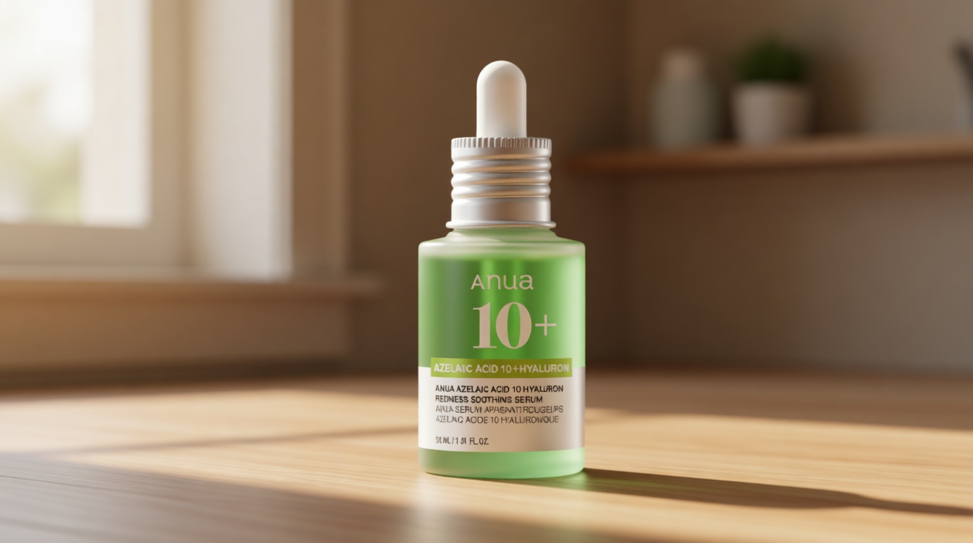 Anua Azelaic Acid 10 Hyaluron Redness Soothing Serum, Facial Serum for Blemish-Prone & Oily-Prone Skin, Lightweight & Hydrating Blemish Care, Hyaluronic Acid, Korean Skincare, 1.01 fl oz.