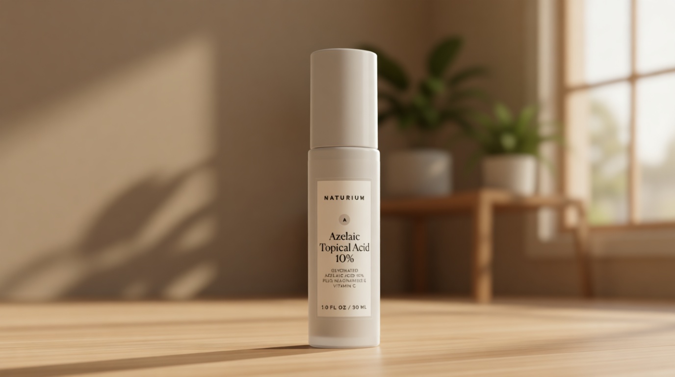 Naturium Azelaic Topical Acid 10%, Face & Skin Care Beauty Treatment with Niacinamide & Vitamin C, 1 oz