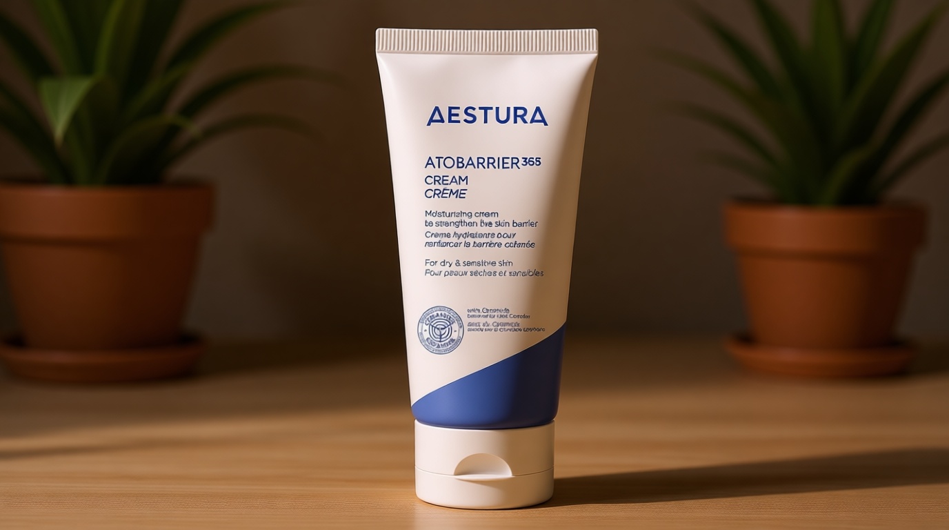 AESTURA ATOBARRIER365 Cream with Ceramides, Korean Face Moisturizer for Barrier Repair | 120H lasting Hydration, Ceramide Capsules, Dry & Sensitive Skin, Non-comedogenic, 80 mL / 2.70 fl.oz.