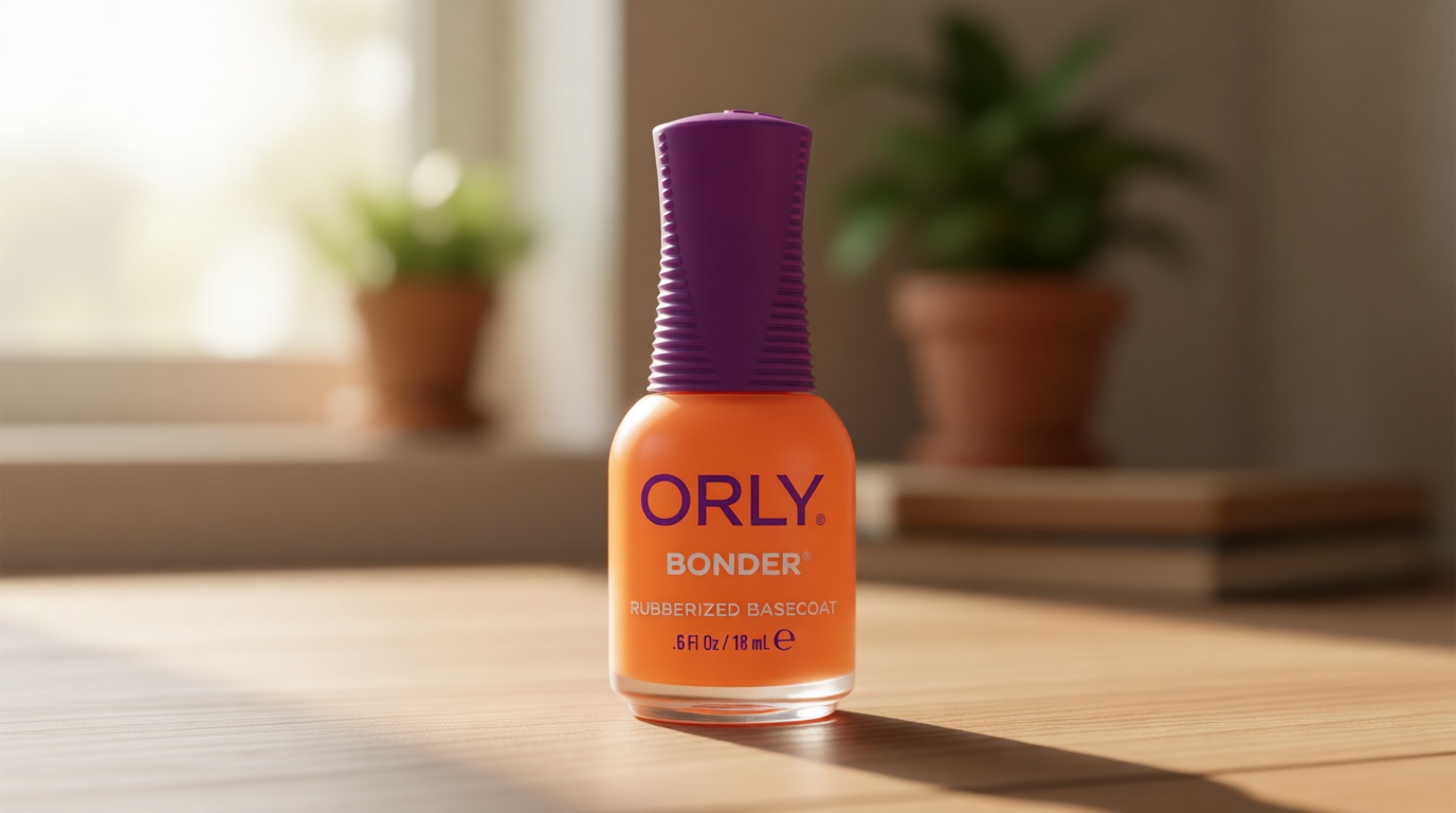 Orly Bonder | Nail Polish Base Coat | Rubberized Basecoat for Long-Lasting Manicures & Pedicures | Non-Toxic | 0.6 fl oz
