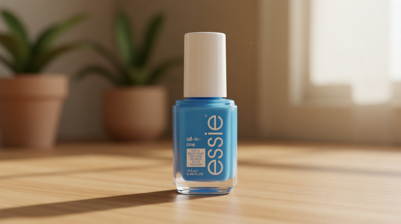 essie All-In-One Base Coat + Top Coat + Strengthener Nail Polish, 0.46 Ounces (Packaging May Vary)