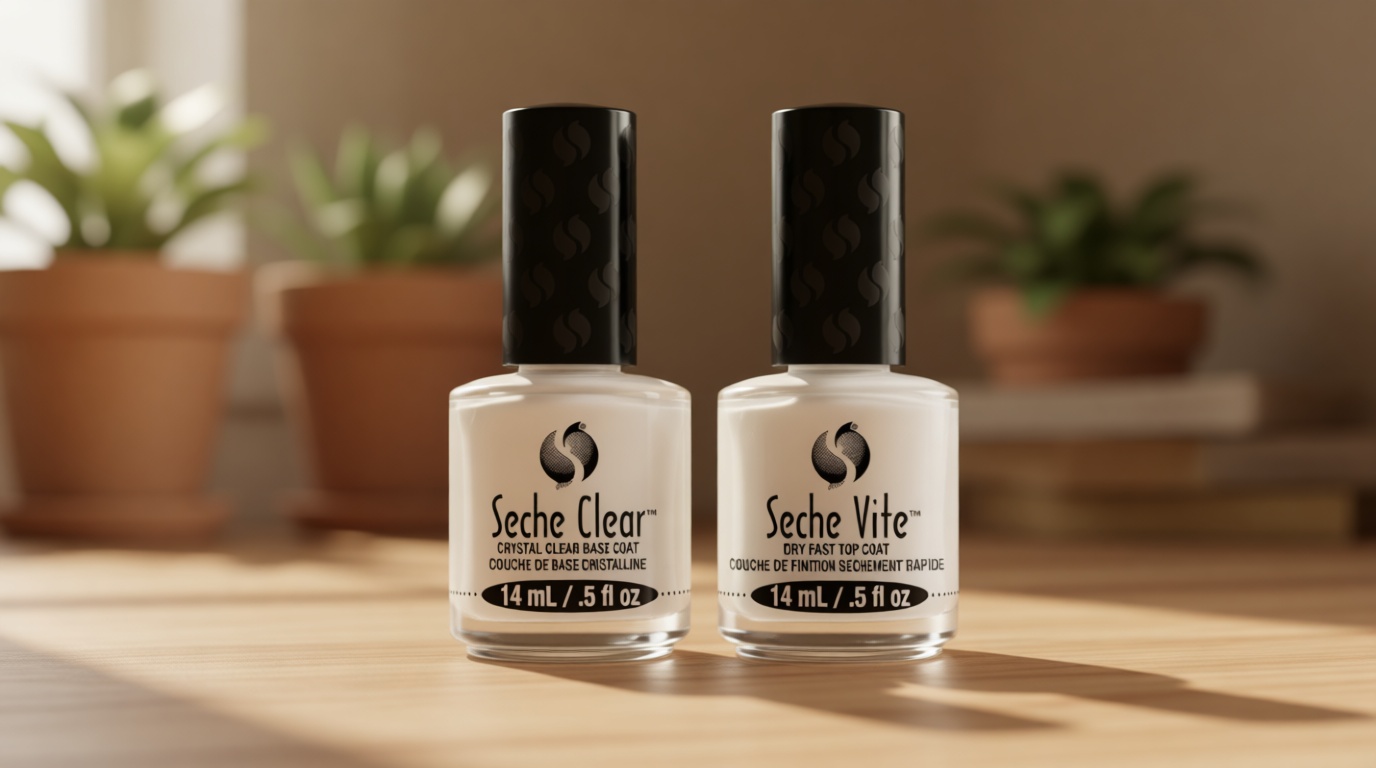 Seche Clear Vite, Base Coat and Top Coat for Nail Polish