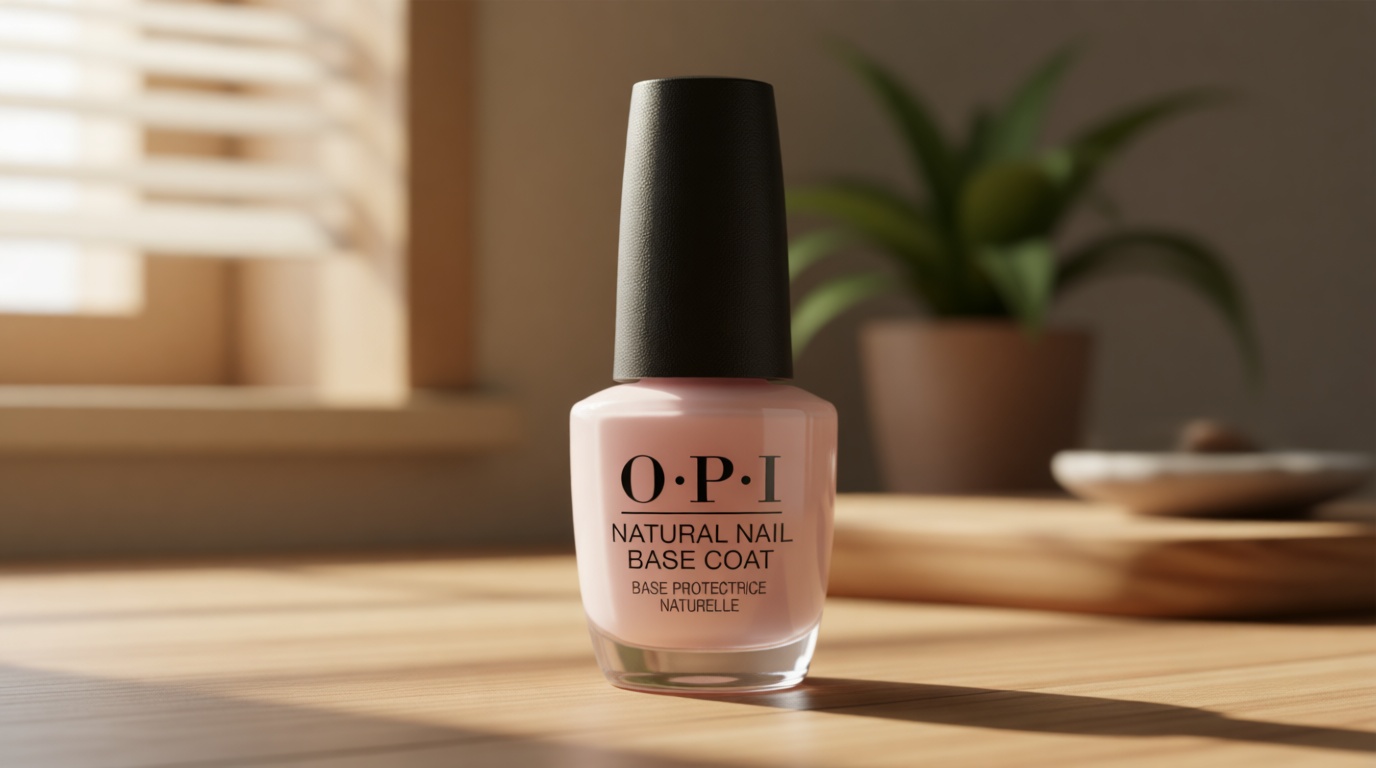 OPI Nail Lacquer Base Coat | Clear Nail Polish Base Coat |Chip Resistant, Protects Nails, Prevents Discoloration