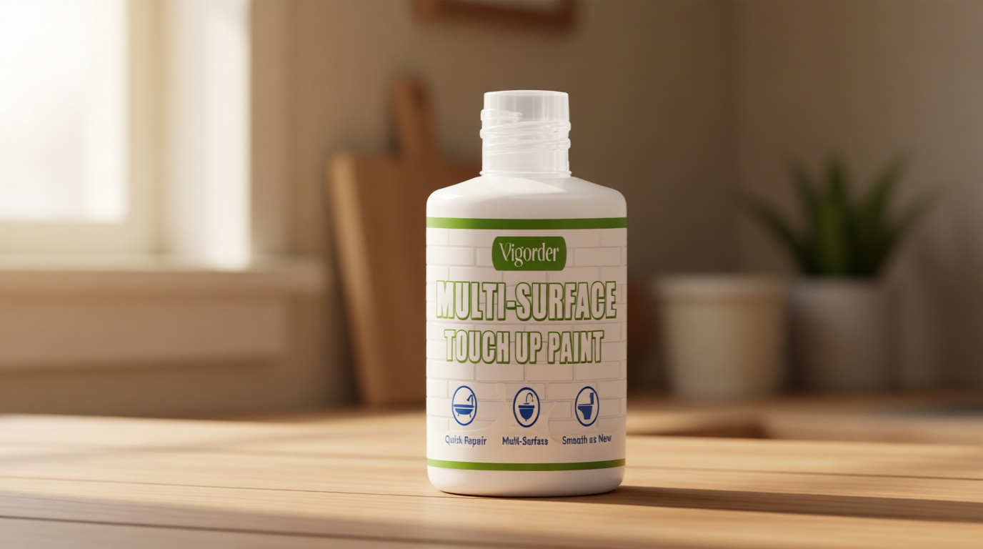 White Touch Up Paint Pen, White Paint for Wall, Door, Cabinets, Furniture, Enamel (Semi-Gloss, 30ML)