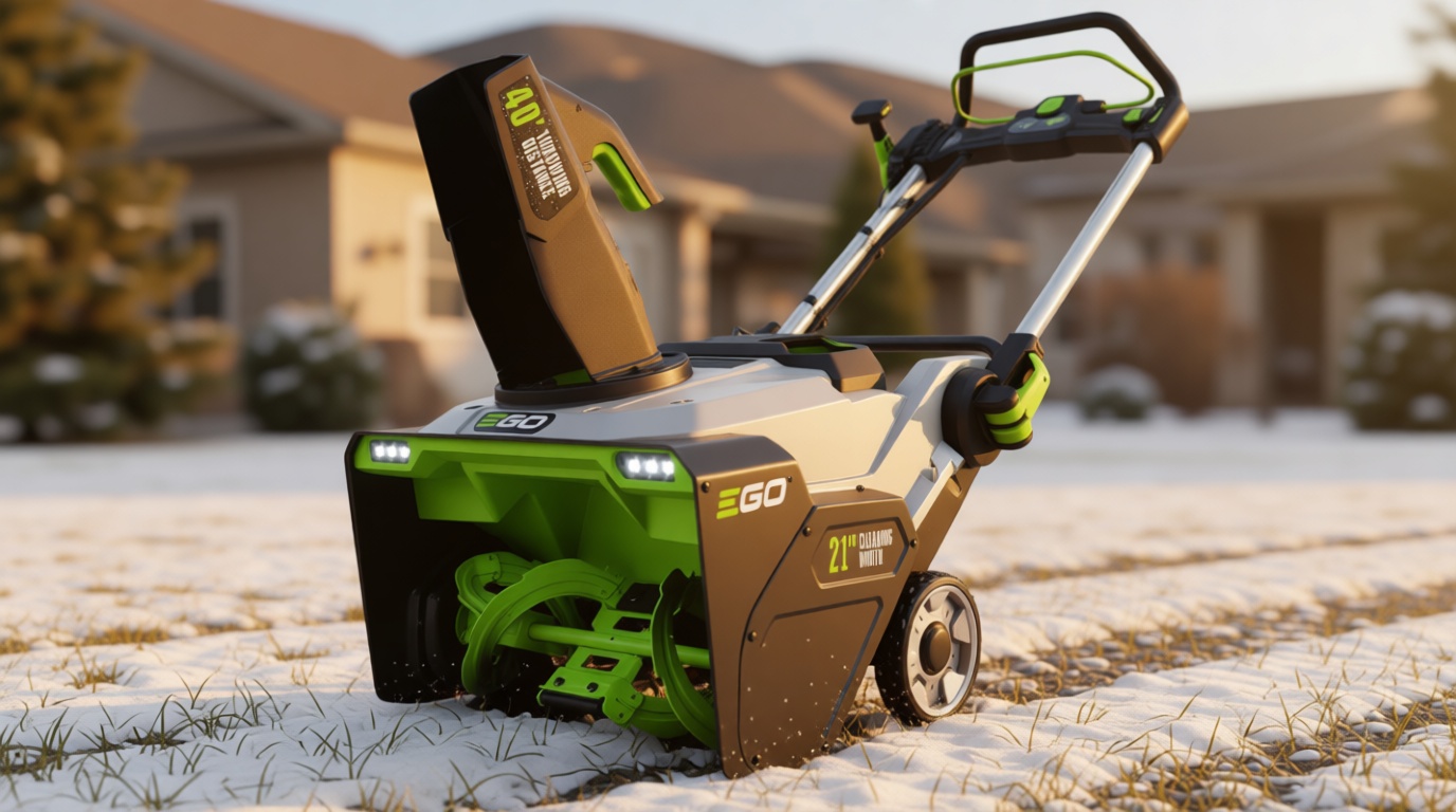 EGO Power+ SNT2110 Peak Power 21-Inch 56-Volt Cordless Snow Blower with Steel Auger Battery and Charger Not Included,Black