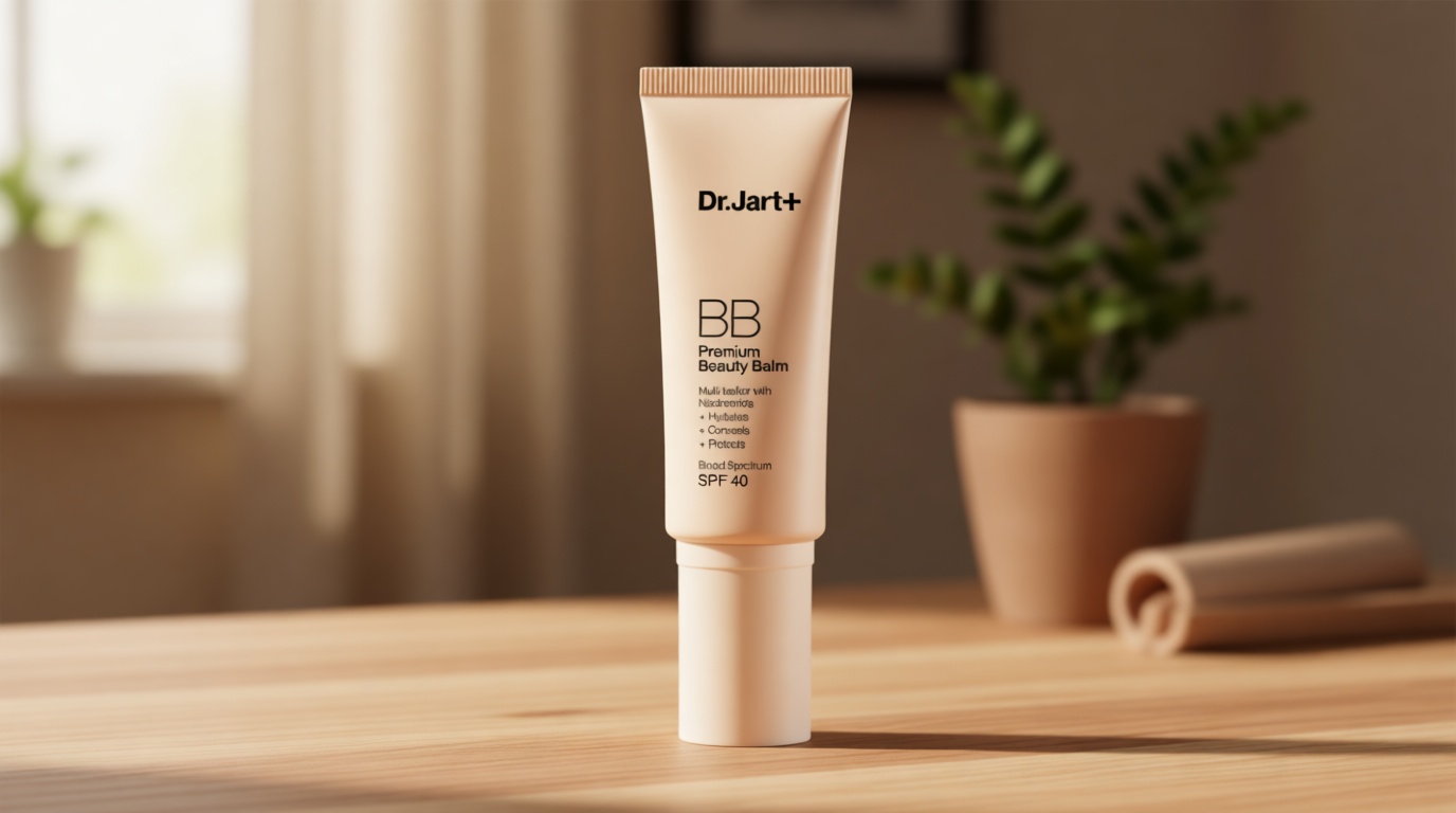 Dr.Jart+ Premium BB Korean Tinted Moisturizer with SPF 40 and Niacinamide | bb cream |Skin Tint | Korean Makeup, 1.35 Fl Oz