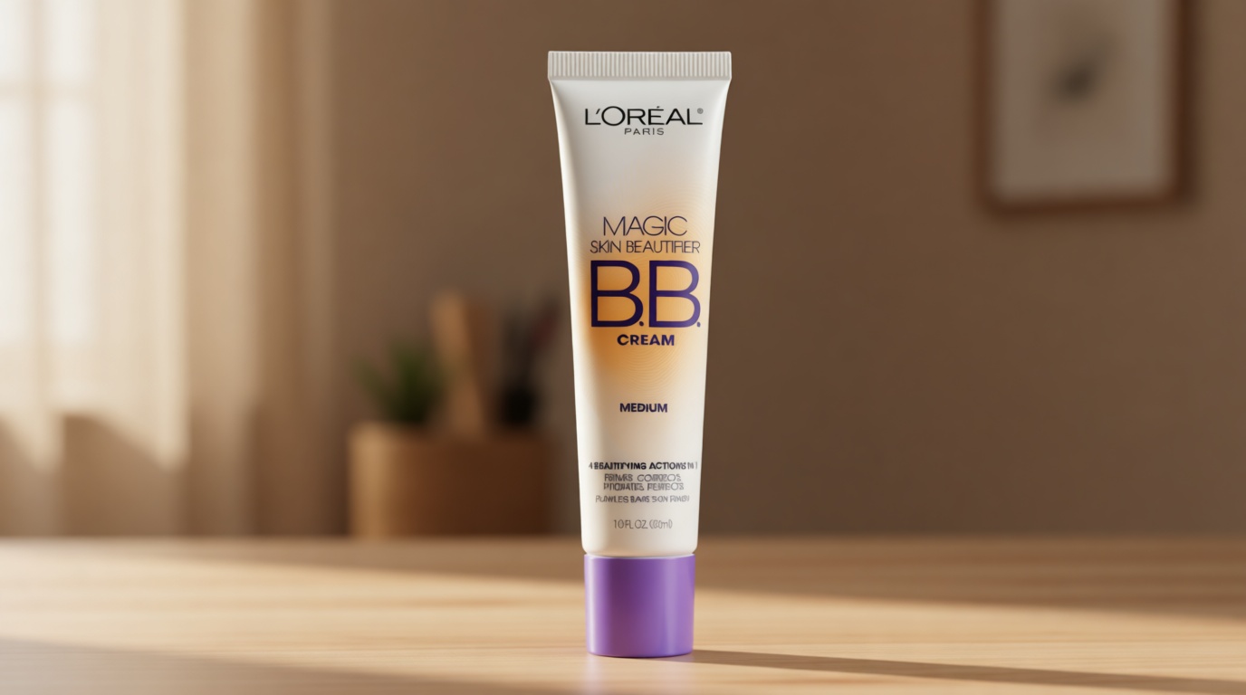 L'Oréal Paris Makeup Magic Skin Beautifier BB Cream Tinted Moisturizer, Medium, 1 fl oz, 1 Count