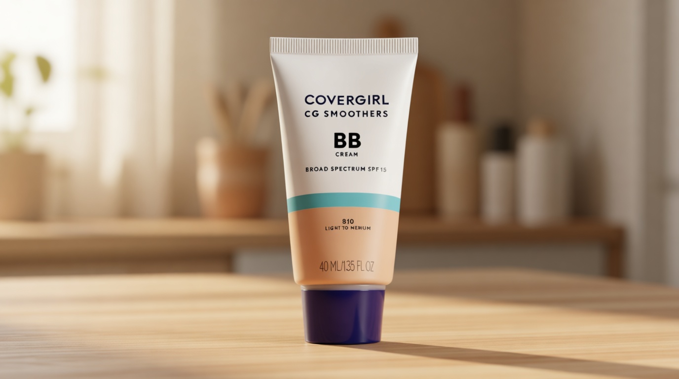 COVERGIRL Smoothers Lightweight BB Cream, 1 Tube (1.35 Ounce), Light to Medium 810 Skin Tones, Hydrating BB Cream with SPF 21 Sun Protection (Packaging May Vary)