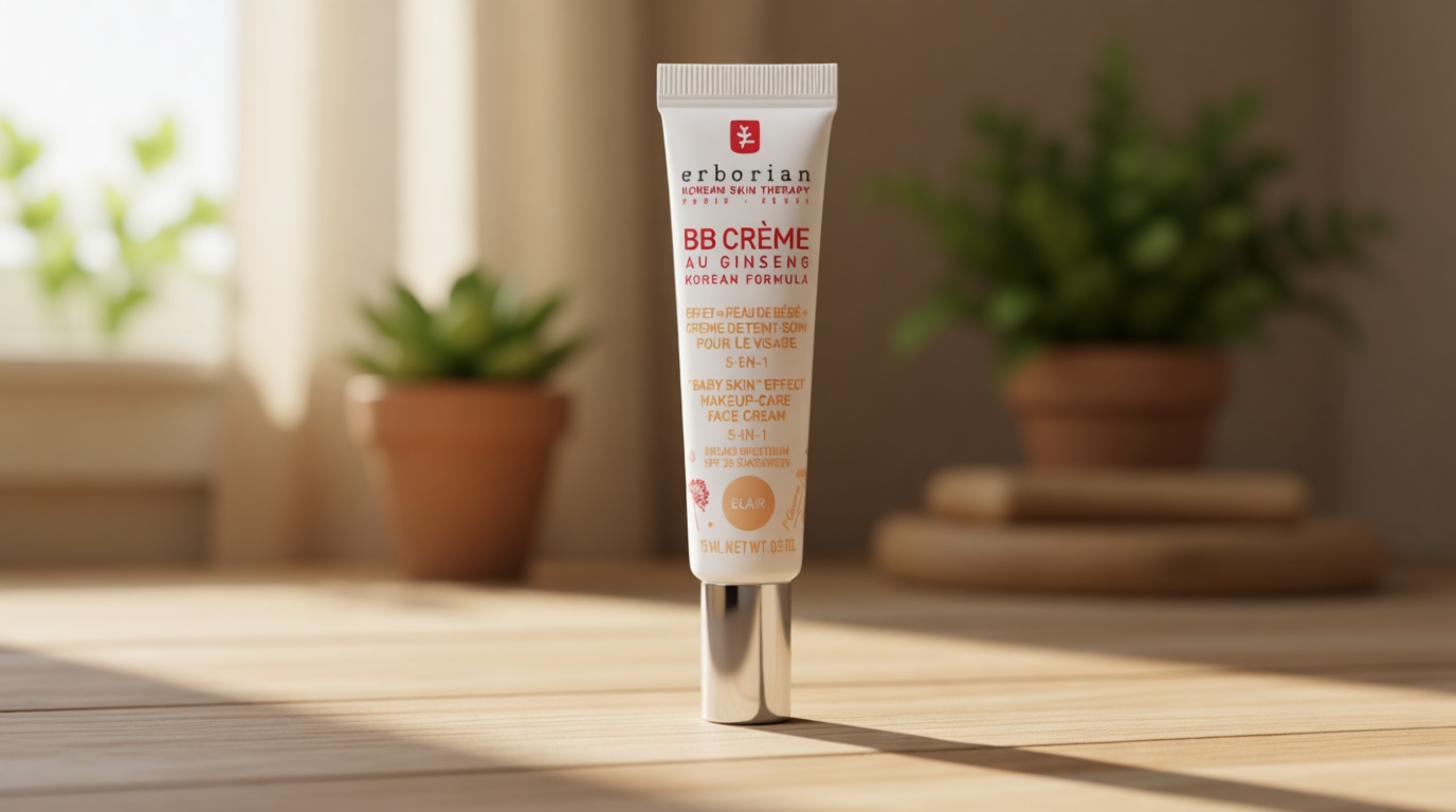 Erborian BB Cream Matte Beauty Balm SPF 20, Tone-Evening Korean Skincare Makeup Hybrid, Moisturizes & Conceals, Buildable Coverage, Natural Finish