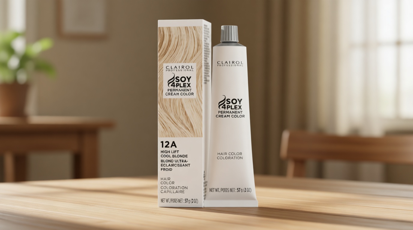 Clairol Professional Permanent Cream Hair Color | Blonde, Brown, Black, & Red-Violet Shades for 100% Gray Coverage | Deep Conditioning & Fade Resistant Results