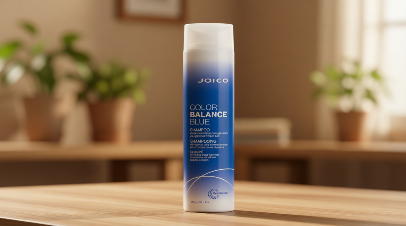 Joico Color Balance Blue Shampoo | For Lightened Brown Hair | Eliminate Brassy Orange Tones | Boost Color Vibrancy & Shine | Protect Against Harmful UV Radiation | With Rosehip Oil & Green Tea Extract