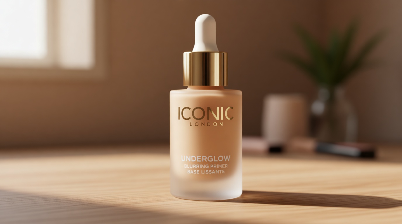 ICONIC LONDON Underglow Blurring Primer | Blurs Imperfections and Gives Skin a Radiant Glow, Cruelty-Free, Vegan Makeup Universal Shade, 0.91 Fl oz