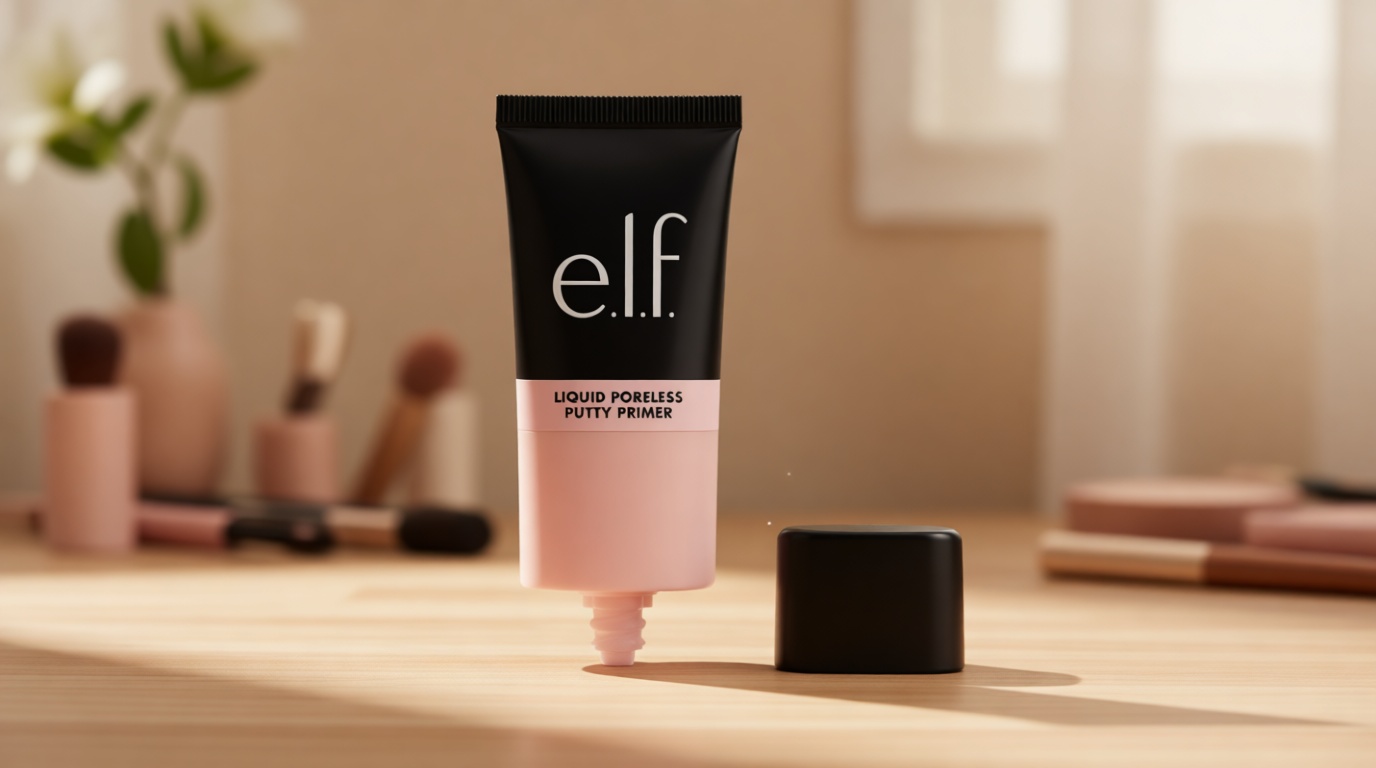 e.l.f. Liquid Poreless Putty Primer, Lightweight Face Primer For Long-lasting Makeup Wear, Creates A Smooth Complexion, Vegan & Cruelty-free