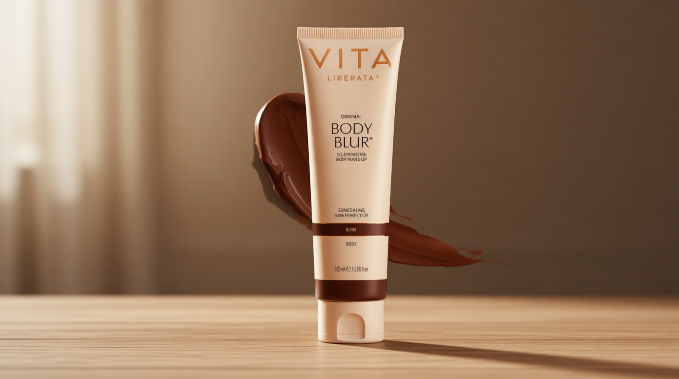 Vita Liberata Body Blur, Leg and Body Makeup. Skin Perfecting Body Foundation for Flawless Bronze, Easy Application, Radiant Glow, Evens Skin Tone, New Packaging