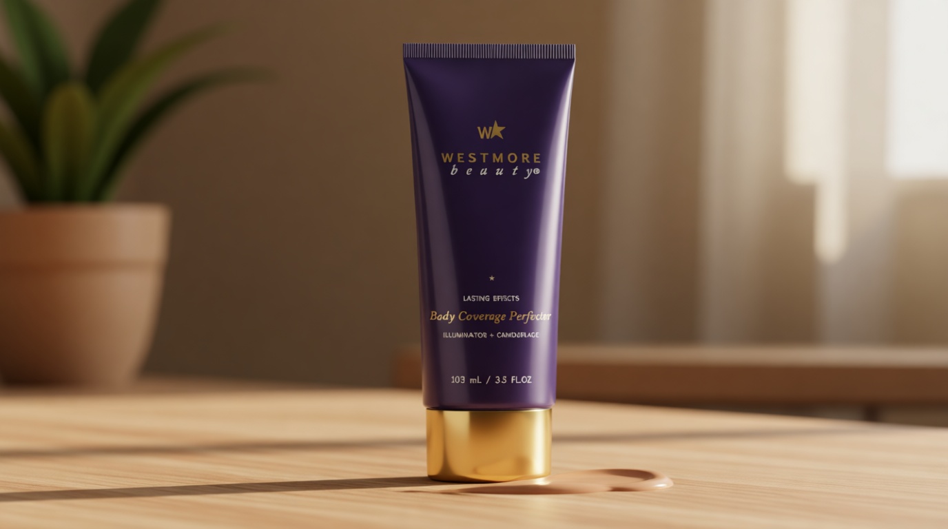 Westmore Beauty Body Coverage Perfector – Waterproof Leg & Body Makeup/Bronzer For Women - Best Tattoo Cover Up Makeup & Tattoo Concealer - 3.5 Oz Natural Radiance