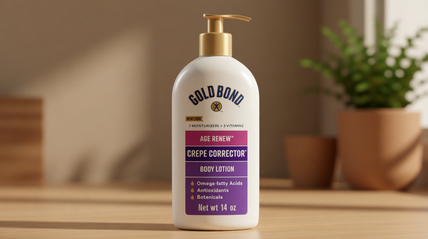 Gold Bond Age Renew Crepe Corrector Body Lotion, Replenishing & Smoothing Formula, Gold Bond Crepe Corrector Body Lotion, 14 oz