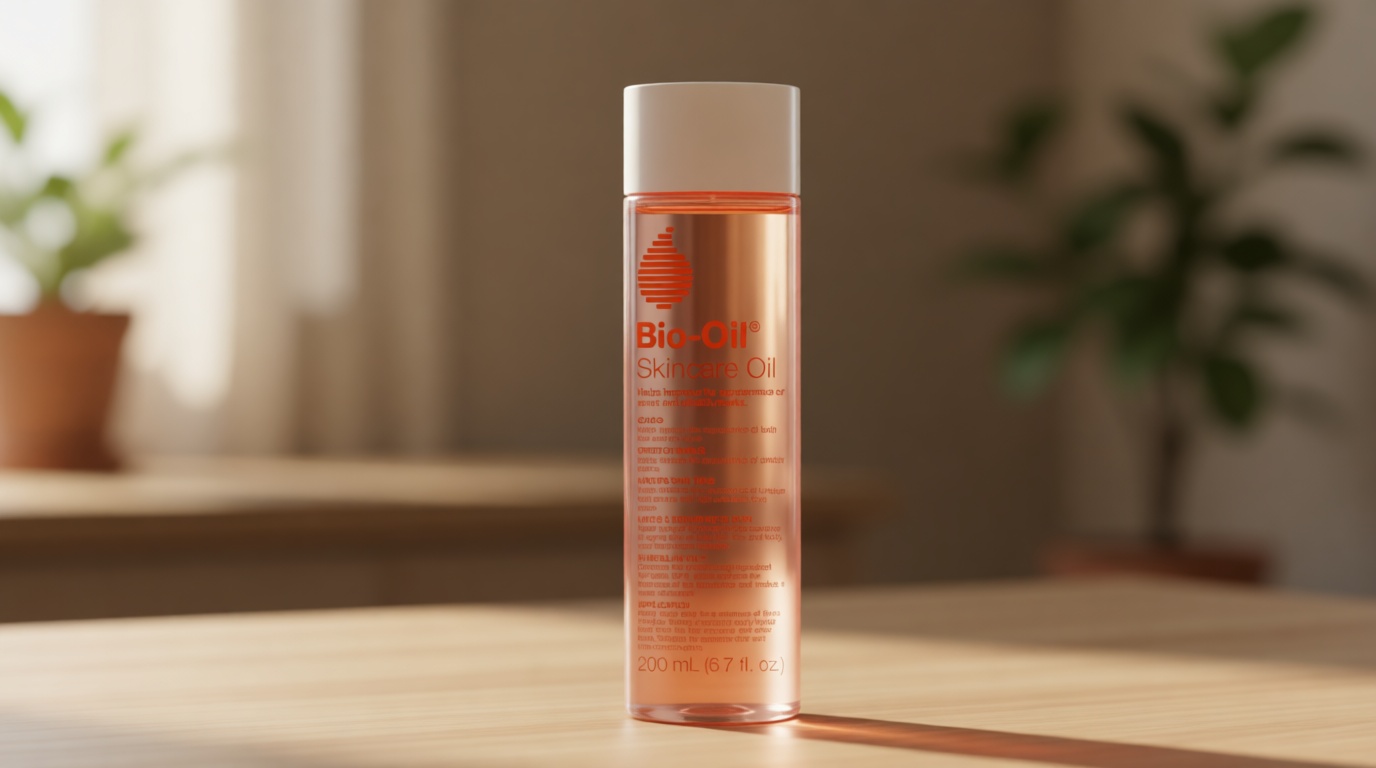 Bio-Oil Skincare Body Oil Serum, Face and Body Moisturizer with Vitamin E & A, for Scars, Stretch Marks, Sensitive Skin, All Skin Types, Dermatologist Recommended, Non-Comedogenic, 6.7 Oz