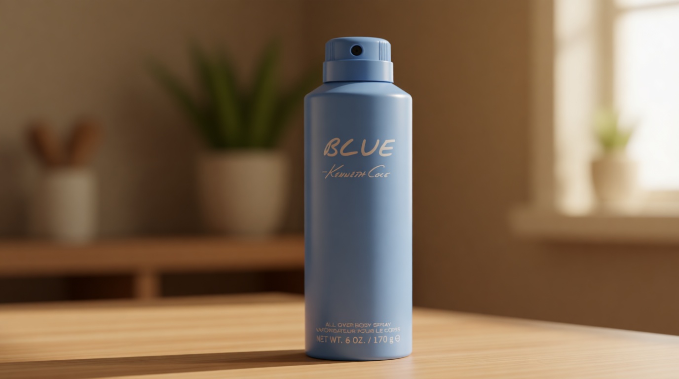 Kenneth Cole Blue Body Spray for Men, 6 Fl. Oz.