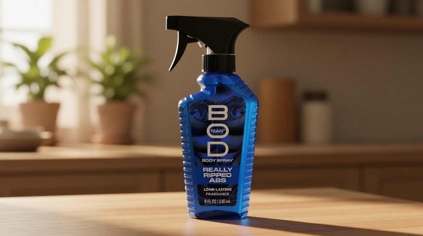BOD man Fragrance Body Spray, Really Ripped Abs, 8 fl oz