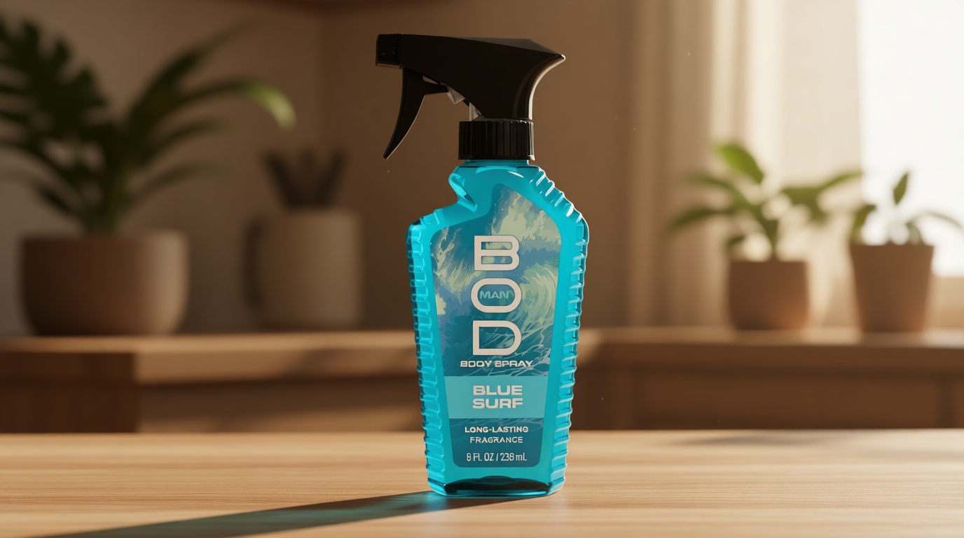 BOD man Fragrance Body Spray, Blue Surf, 8 fl oz