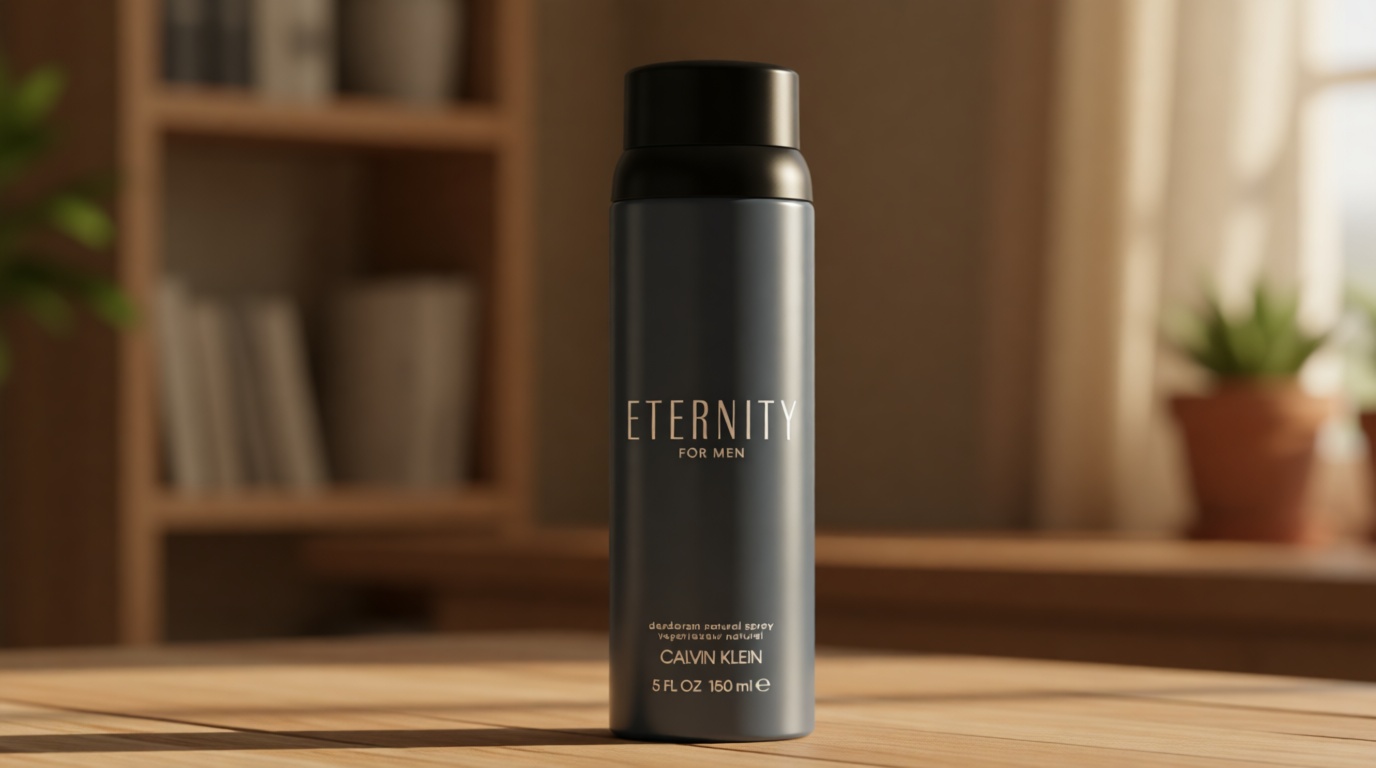 Calvin Klein Eternity Men's Deodorant Spray– With Notes of Mandarin, Sage, Cedarwood & Amber – 5.3 fl oz.