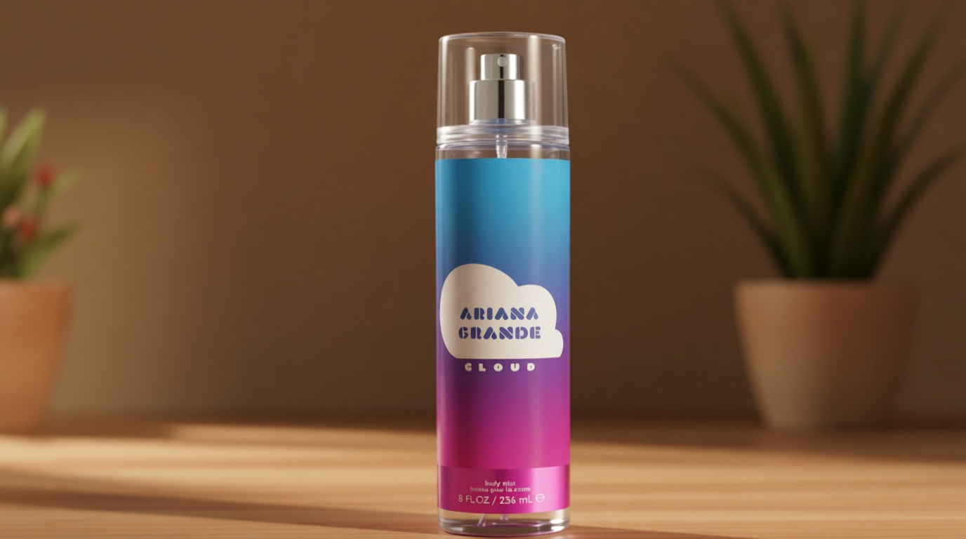 Ariana Grande Cloud Body Mist – Warm Gourmand Fragrance for Women – Women's Perfume with Notes of Lavender, Coconut, Vanilla & Pear – 8 Fl Oz