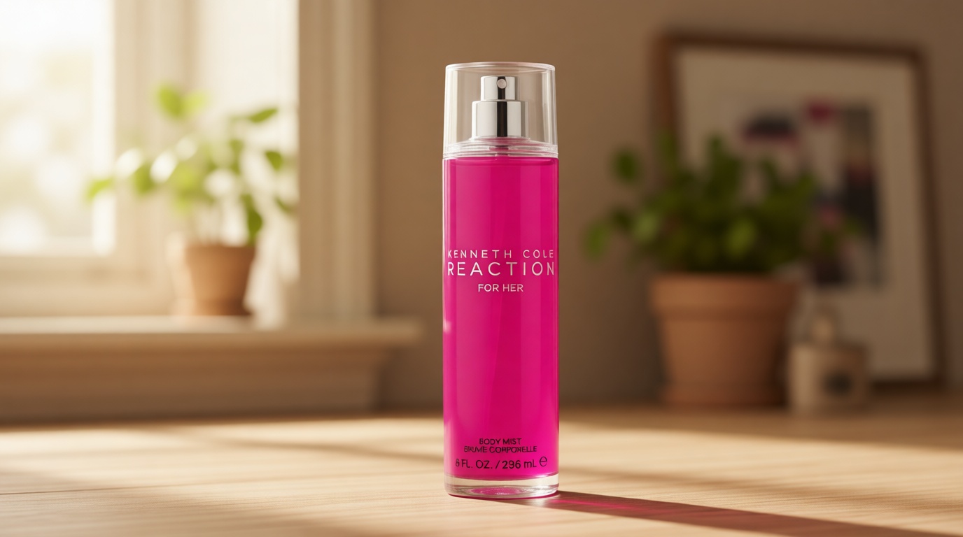 Kenneth Cole For Her Body Mist for Women, Notes of Mandarin, Violet, and White Amber, Feminine Scent, Long-Lasting, Everyday Wear Fragrance, 8 Fl Oz