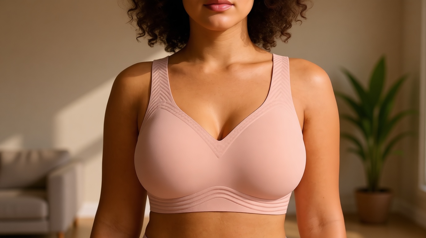 Soft Intention Jelly Wireless Bra Seamless Push Up Full Coverage Supportive Everyday Sport T-Shirt Bra Regular & Plus Size