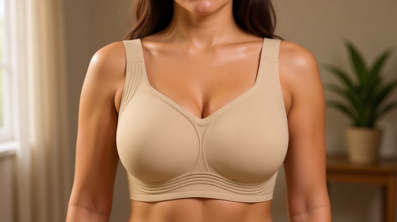 OEAK Womens Wireless Jelly Bra Plus Size Supportive Seamless Bras Full Coverage Push Up Comfortable No Underwire Tshirt Bras