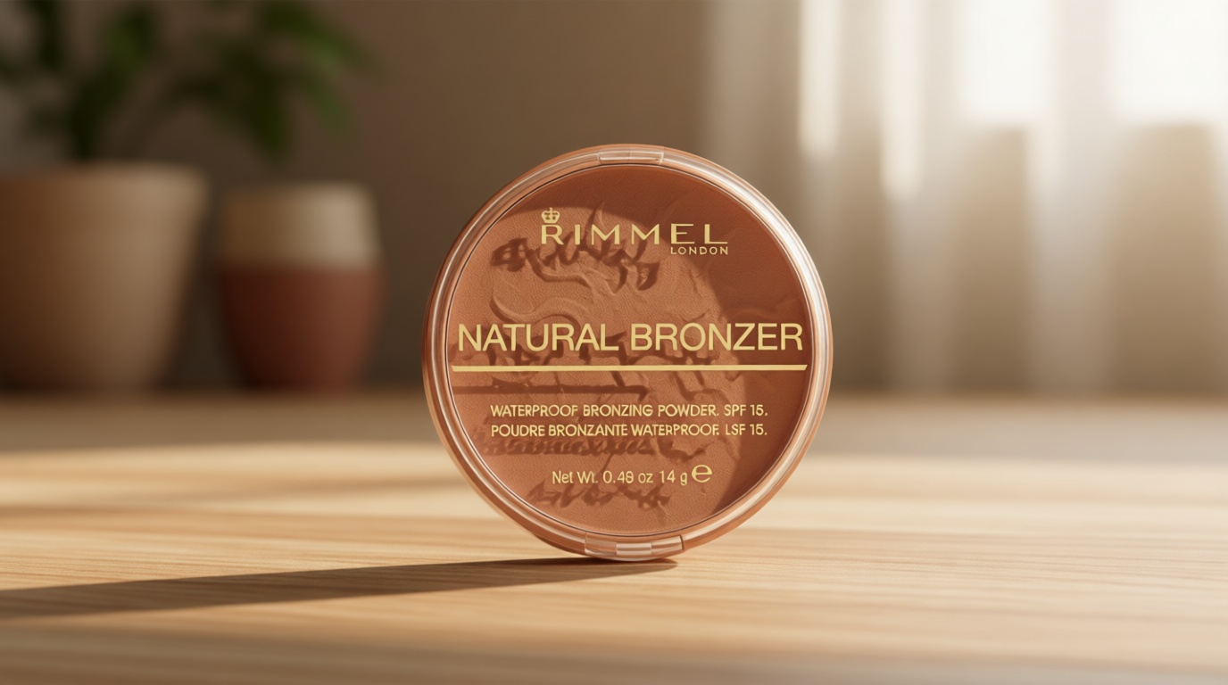 Rimmel London Natural - 022 Sun Bronze - Bronzer, Matte Finish, 0.49oz [Amazon-developed Certification] Compact by Design