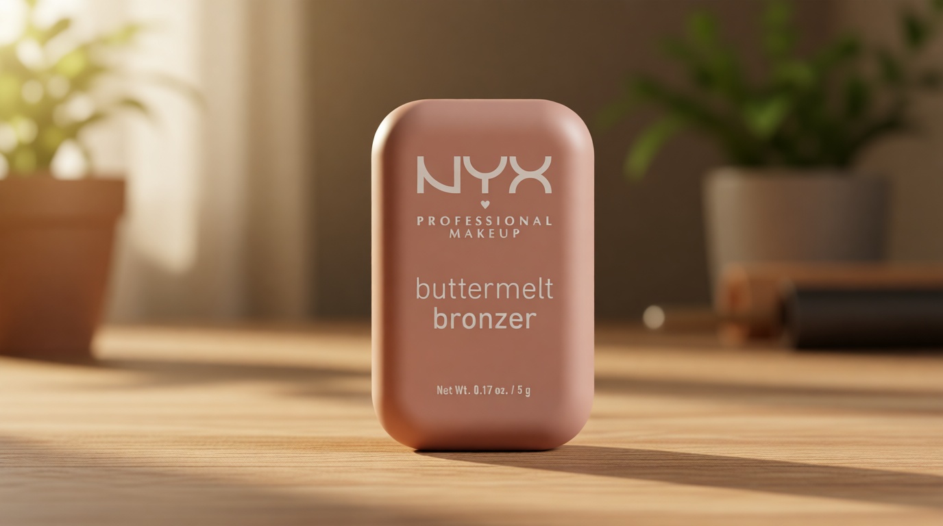 NYX PROFESSIONAL MAKEUP Matte Buttermelt Bronzer, Longwear Face Makeup with Up to 12 Hours of Wear, Vegan Formula - Deserve Butta (Light Medium Cool)