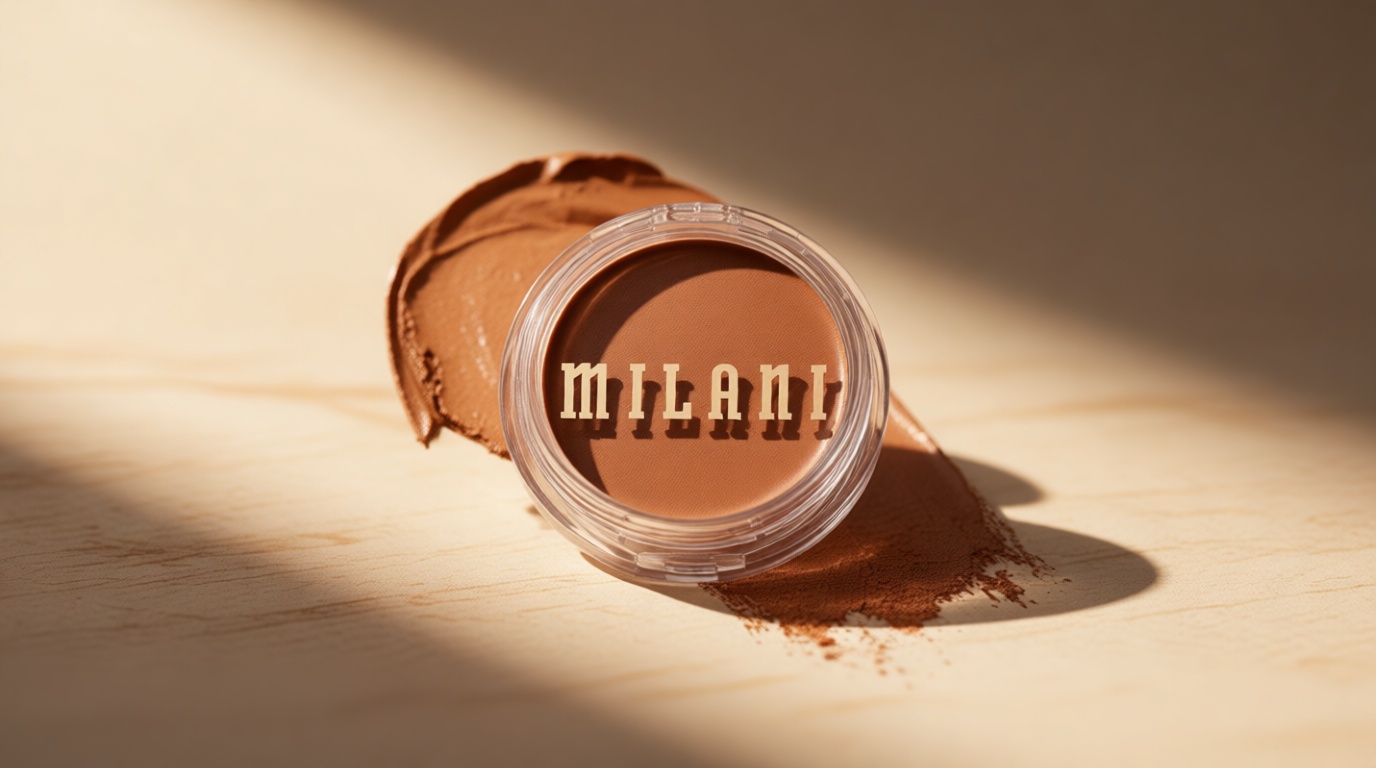 Milani Cheek Kiss Cream Bronzer, 110 - Hey Honey, Vegan & Cruelty-Free, Made in Korea, Lightweight Glow, Soft Matte Finish