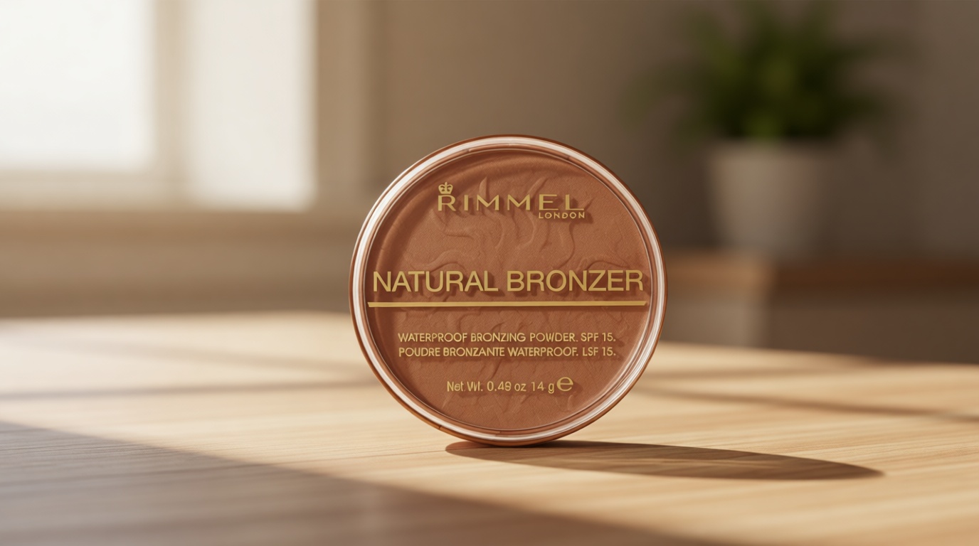 Rimmel London Natural - 022 Sun Bronze - Bronzer, Matte Finish, 0.49oz [Amazon-developed Certification] Compact by Design