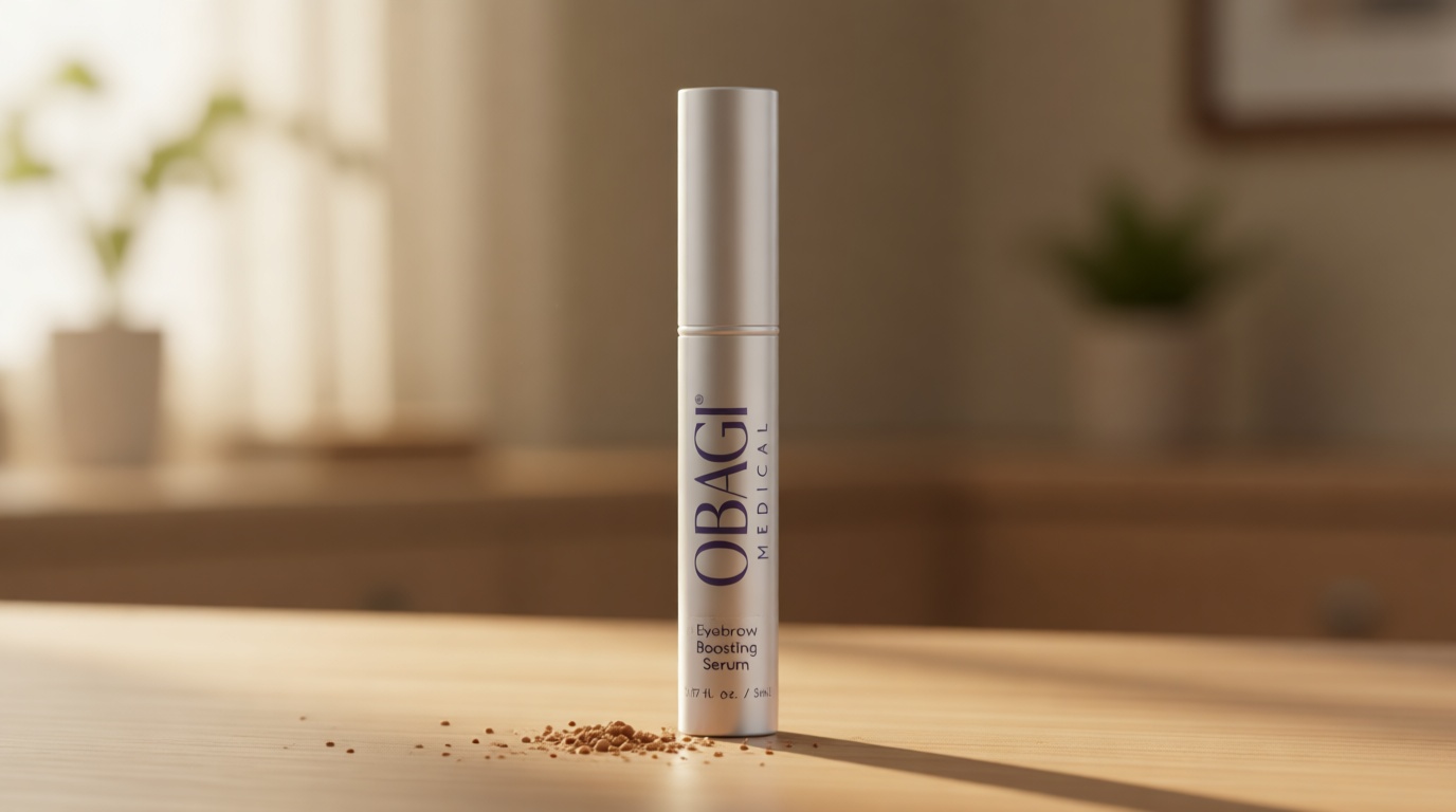 Obagi Nu-Cil Eyebrow Boosting Serum - Ultimate Eyebrow Growth Serum with Hyaluronic Acid - Dermatologist Approved for Thin, Patchy & Over-Tweezed Eyebrows - Fast Absorbing - 6ml