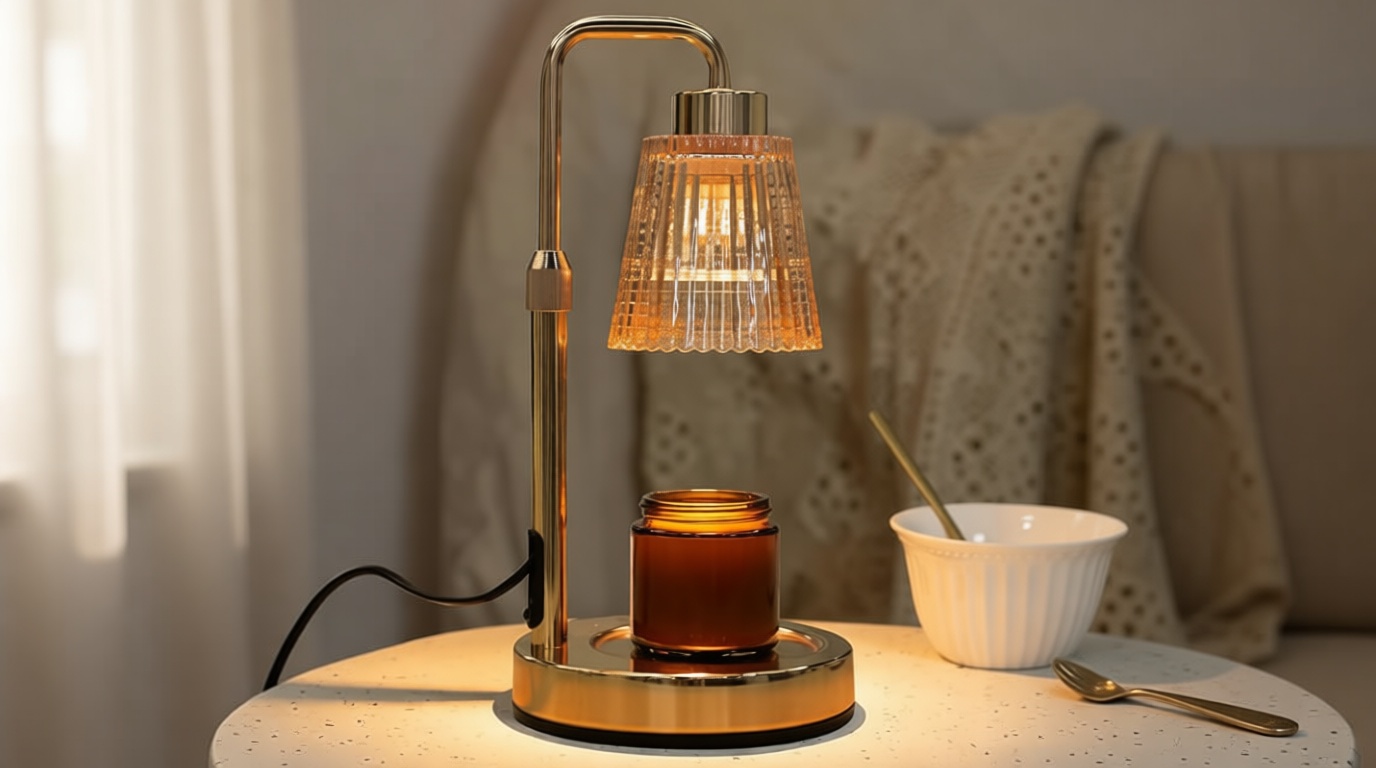 GODONLIF Candle Warmer Lamp with Timer Dimmable, Birthday Gifts for Women Mom, House Warming Gifts New Home Decor, Wax Melt Warmer for Jar Candles with 2 Bulbs Recycled Claim Standard Blended