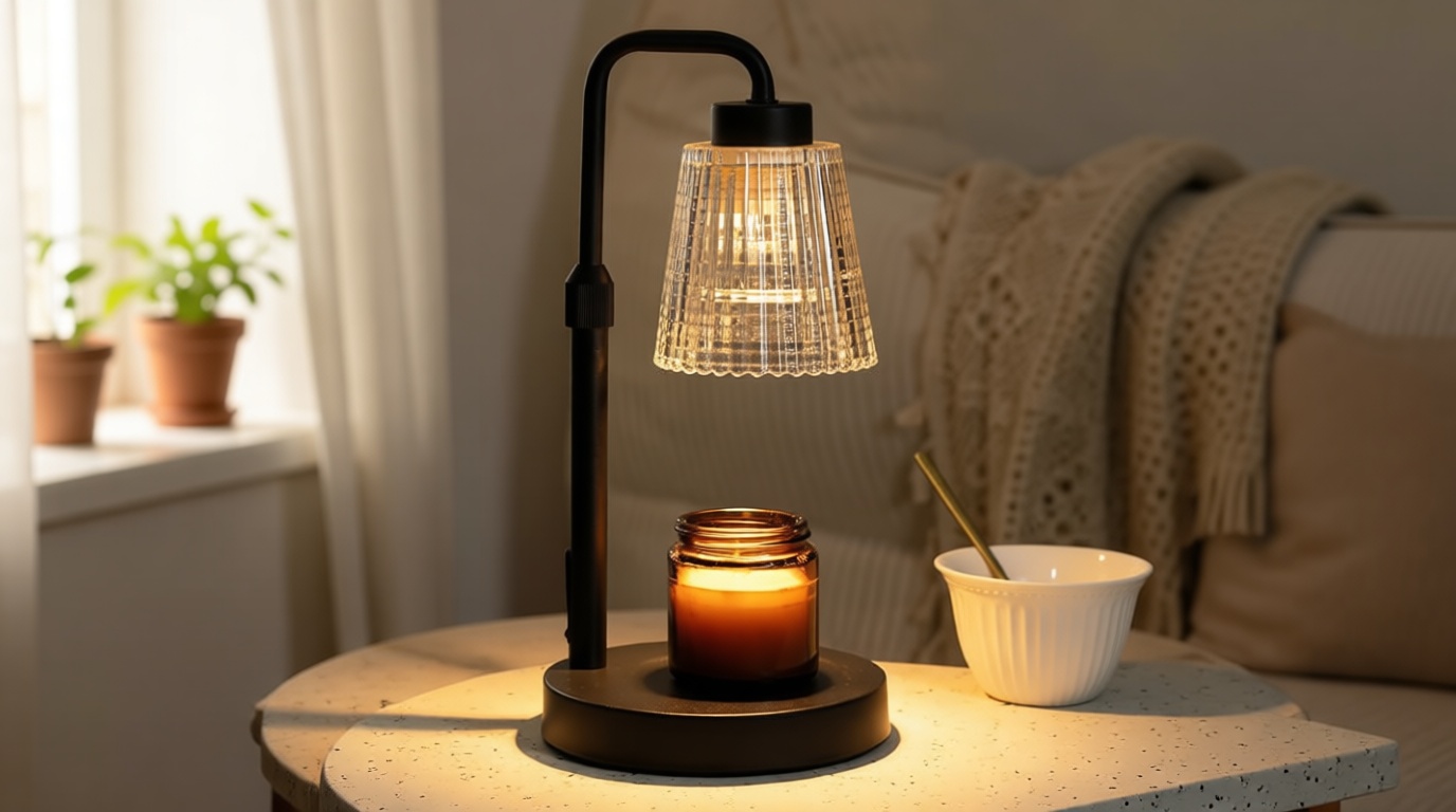 GODONLIF Candle Warmer Lamp with Timer Dimmable, Birthday Gifts for Women Mom, House Warming Gifts New Home Decor, Wax Melt Warmer for Jar Candles with 2 Bulbs Recycled Claim Standard Blended