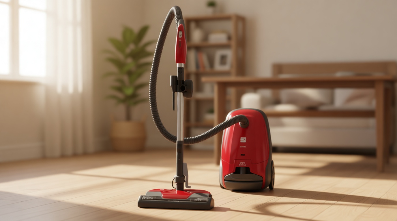 Kenmore 81414 Bagged Canister Vacuum Cleaning Tools, 400 Series + Telescoping Wand, Red