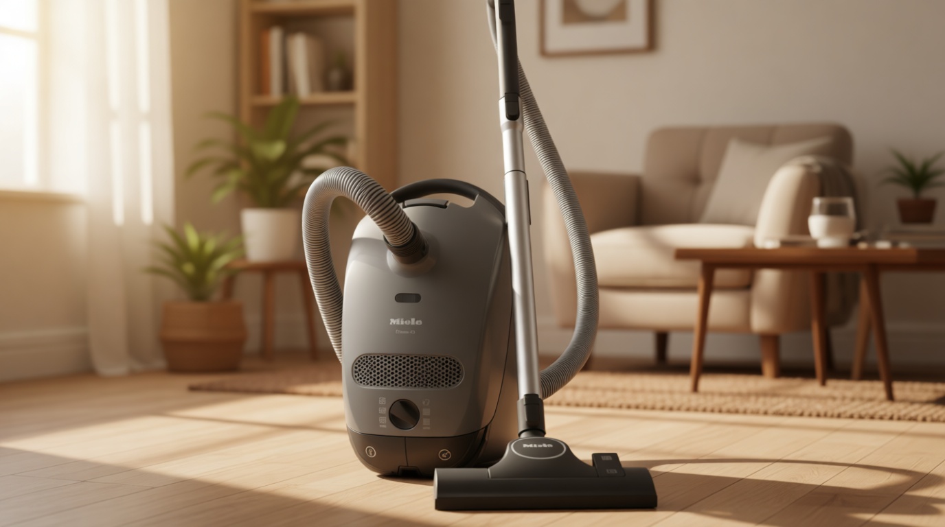 Miele Classic C1 Pure Suction Bagged Canister Vacuum, Graphite Grey - Portable, Household