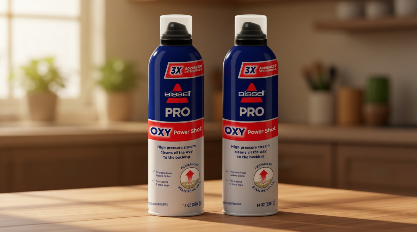 Bissell Professional Power Shot Oxy Carpet Spot & Stain Remover, 14 oz (Pack of 2), 95C9L