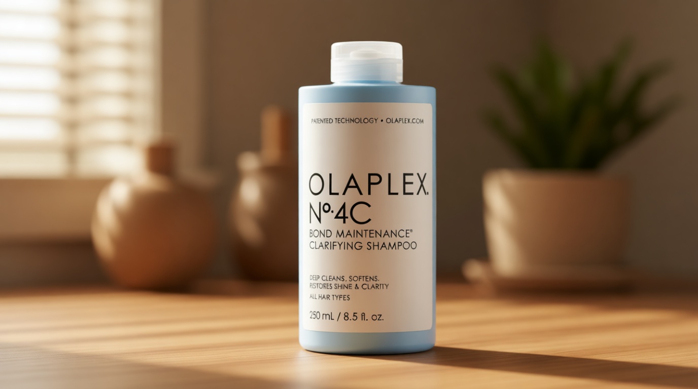 Olaplex Nº.4C Bond Maintenance™ Clarifying Deep Cleansing Shampoo | Removes Damage Causing Impurities & Buildup | Helps Restore Color vibrancy | For Coily, Curly, Straight, and Wavy