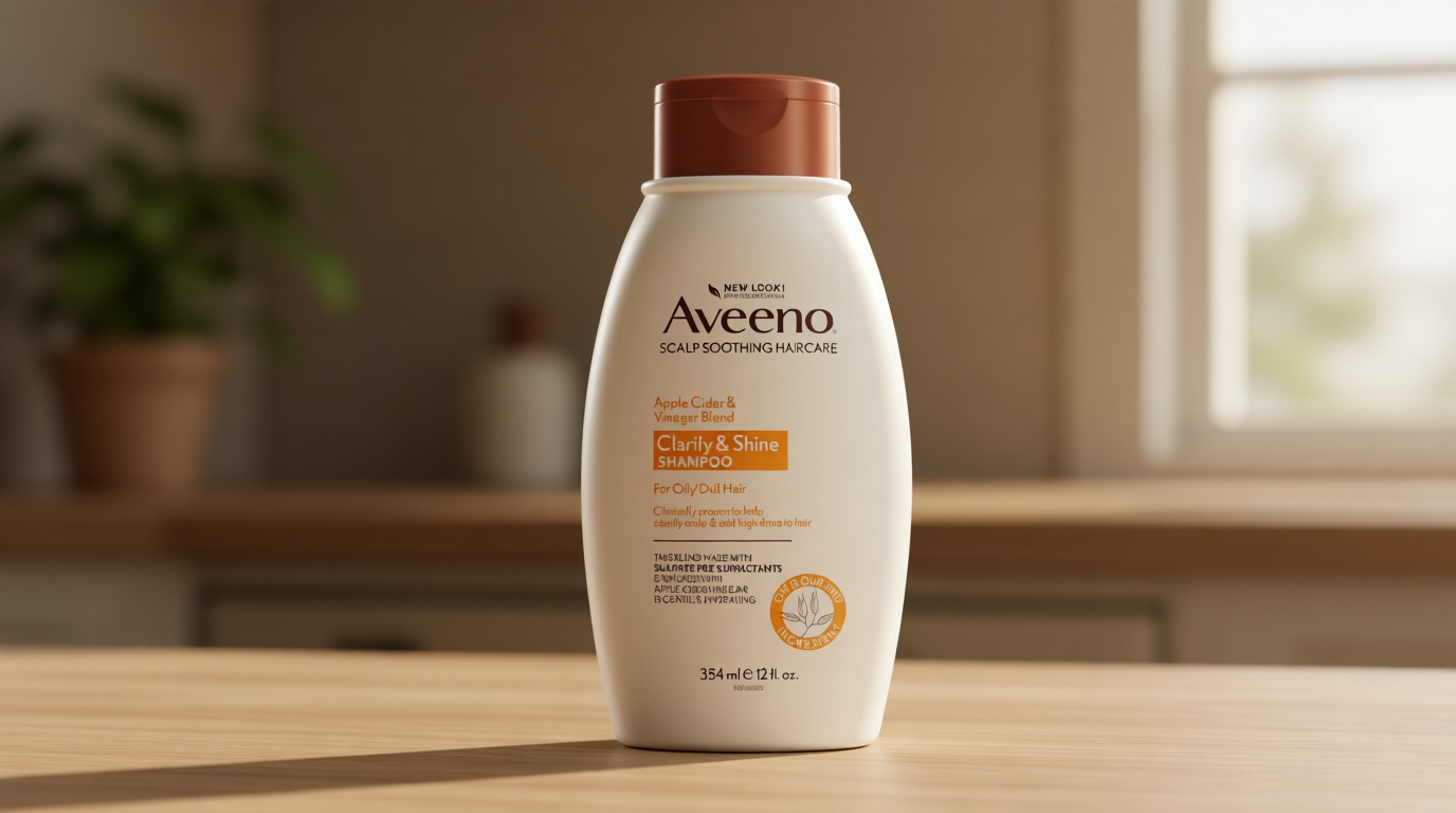 Aveeno Apple Cider Vinegar Clarifying Shampoo, Shine Enhancing, 12 fl oz
